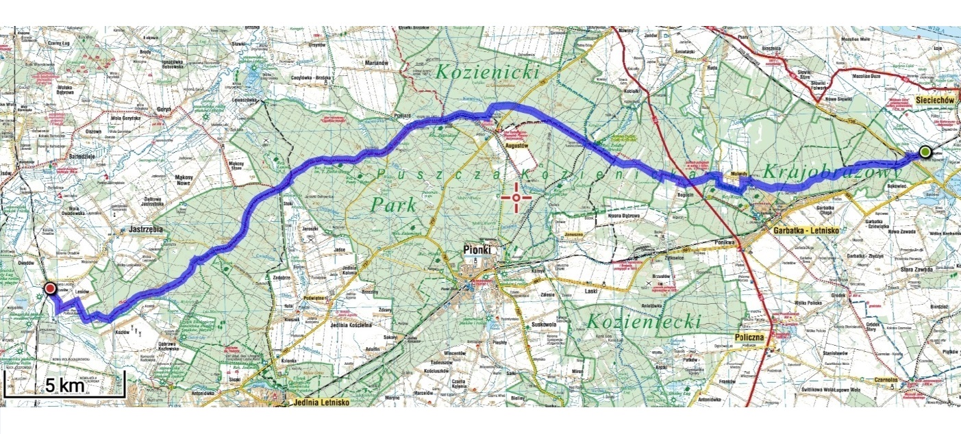 Bąkowiec – Lesiów 47 km